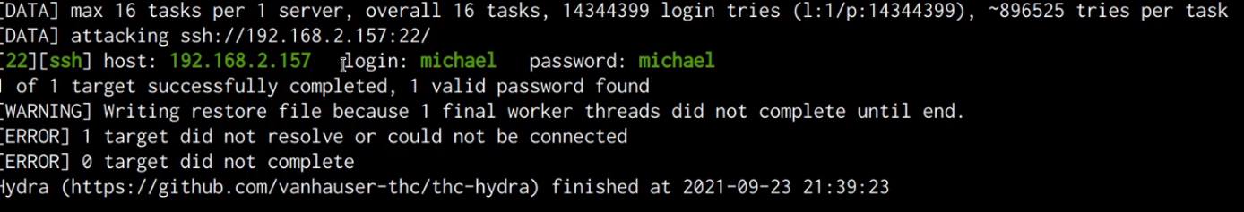 Hydra utility output Hydra utility output